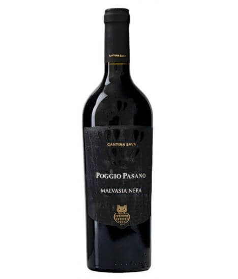 Vin rouge italien Pouilles - IGP Salento - Cantina Sava - Cuvée Poggio Pasano - Malvasia Nera