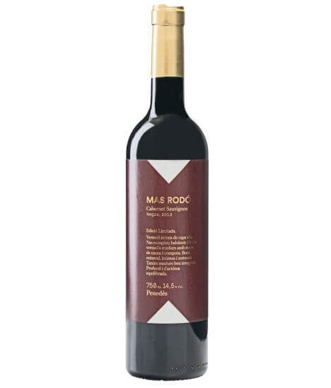 Vin rouge espagnol - Catalogne - DO Penedés - Mas Rodó - Cuvée Cabernet Sauvignon