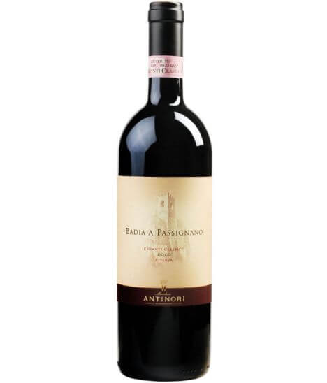 Vin rouge italien - Toscane - DOCG Chianti Classico Gran Selezione - Famiglia Antinori - Cuvée Badia a Passignano - Sangiovese